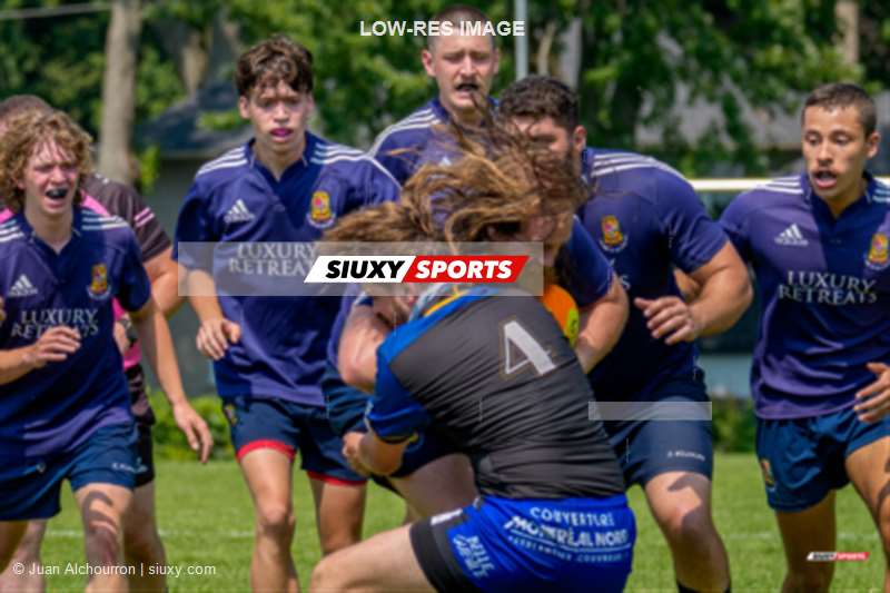 Alec GREY - Ben LAUZON -  Sainte-Anne-de-Bellevue RFC - Parc Olympique Rugby - Rugby - RQ 2025 - LP3M - SABRFC (43) vs (7) Parc Olympique Rugby (#RQ25LP3MSAPO7) Photo by: Juan Alchourron | Siuxy Sports 2025-07-12