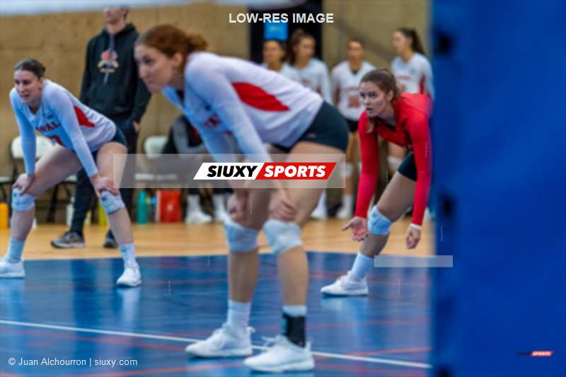Stéphanie BEAUCHEMIN - Marie-Noëlle TREMBLAY -  Université de Montréal - Université Laval - Volleyball - RSEQ - 2023 Volley F - Université de Montréal (3) vs (1) Université Laval - Match (#RSEQ2023UDMvUL02) Photo by: Juan Alchourron | Siuxy Sports 2023-02-19