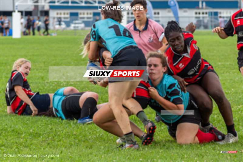 Riley AUTHIER -  Sud-Ouest - Lac St-Louis - Rugby - Rugby Québec - Tournoi des Régions - Sud-Ouest (26) vs (17) Lac St-Louis - Finale U18F (#2023RQTRSOULSL14) Photo by: Juan Alchourron | Siuxy Sports 2023-07-16