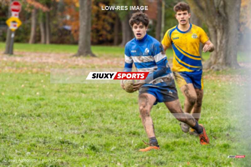 Nicholas CRISTIANO -  College Dawson - College John Abbott - Rugby - RSEQ - 2023 RUGBY M - DAWSON (0) VS (30) JOHN ABBOTT (#RSEQRMDAWCJA10) Photo by: Juan Alchourron | Siuxy Sports 2023-10-29