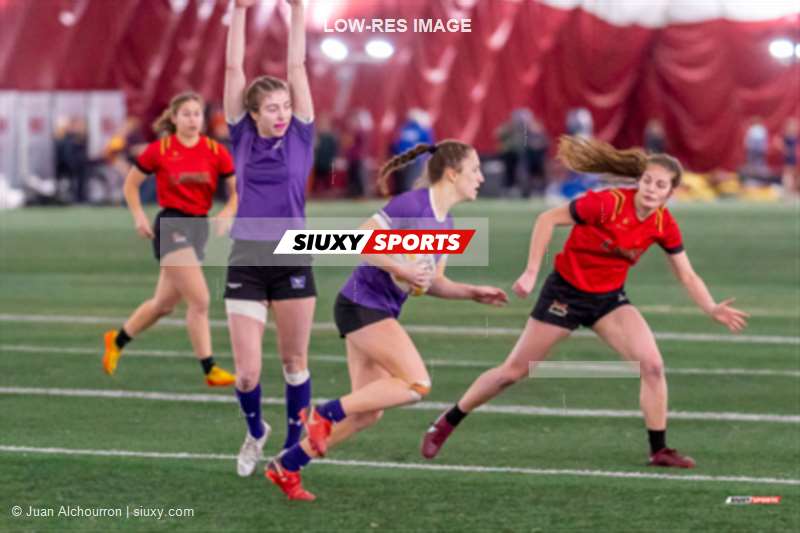 Adèle SAMSON -  Université Laval - University of Western Ontario - Rugby - 2023 7s Nationals Concordia - U. Laval (51) vs (0) U Western Ontario (#2023N7ULvUWO01) Photo by: Juan Alchourron | Siuxy Sports 2023-03-26