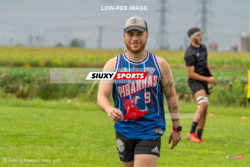 Paul ARDITTI -  Montreal Irish RFC - Town of Mount Royal RFC - Rugby - Rugby Québec - Montreal Irish (5) vs (43) TMR RFC - Semi Finales M1 - 1er mi-temps (#2023RQM1MITMR18) Photo by: Juan Alchourron | Siuxy Sports 2023-08-12