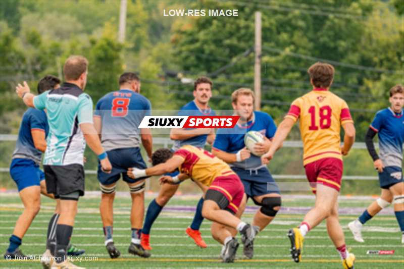 Arthur DROUILLARD - Simon-Pier MÉNARD -  ÉTS (École de technologie supérieure) - Université Concordia - Rugby - Bishop's 2023 Rugby Preseason Tournament - ETS (22) vs (7) Concordia (#2023BISHETSCON) Photo by: Juan Alchourron | Siuxy Sports 2023-09-03
