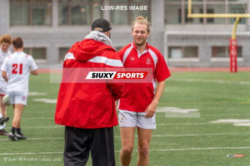 Ian BAILLIE - Andrew KNOPP -  Université McGill -  - Rugby - McGill Rugby - 150th anniversary - Before the game (#McGillRugby150R01) Photo by: Juan Alchourron | Siuxy Sports 2023-04-29