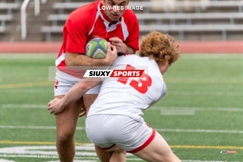 Sayf AL-OMAISHI - Jack TUCKER -  Université McGill -  - Rugby - McGill Rugby - 150th anniversary - 1st third (#McGillRugby150R02) Photo by: Juan Alchourron | Siuxy Sports 2023-04-29