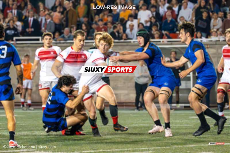 Jack TUCKER -  Université McGill - Université de Montréal - Rugby - RSEQ 2023 RUGBY M - McGill Redbirds (17) VS (15) Carabins Université de Montréal (#RSEQ2023MCGUDM09a) Photo by: Juan Alchourron | Siuxy Sports 2023-09-29