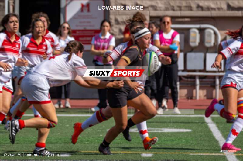  Université McGill - Université Laval - Rugby - RSEQ 2023 RUGBY F/W - MCGILL MARTLETS (0) vs (84) Rouge et Or Laval University (#RSEQ2023MCGLAV09) Photo by: Juan Alchourron | Siuxy Sports 2023-09-16
