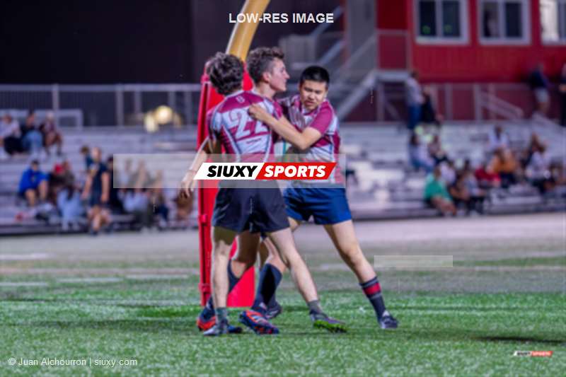  Cégep Vanier - College Jean-de-Brébeuf - Rugby - RSEQ 2023 RUGBY - Vanier College (17) vs (41) Collège Brébeuf (#RSEQ2023VANBRE09) Photo by: Juan Alchourron | Siuxy Sports 2023-09-08