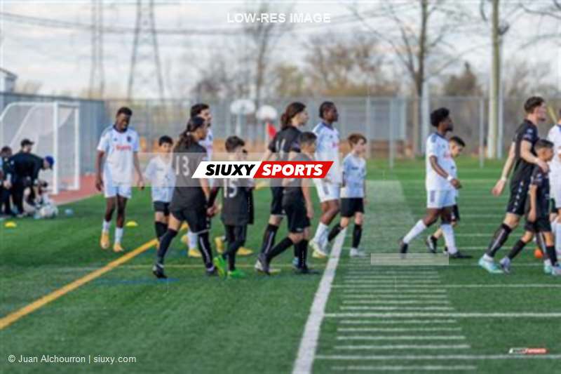 Mi-temps match - Half time match (AS Laval U-)