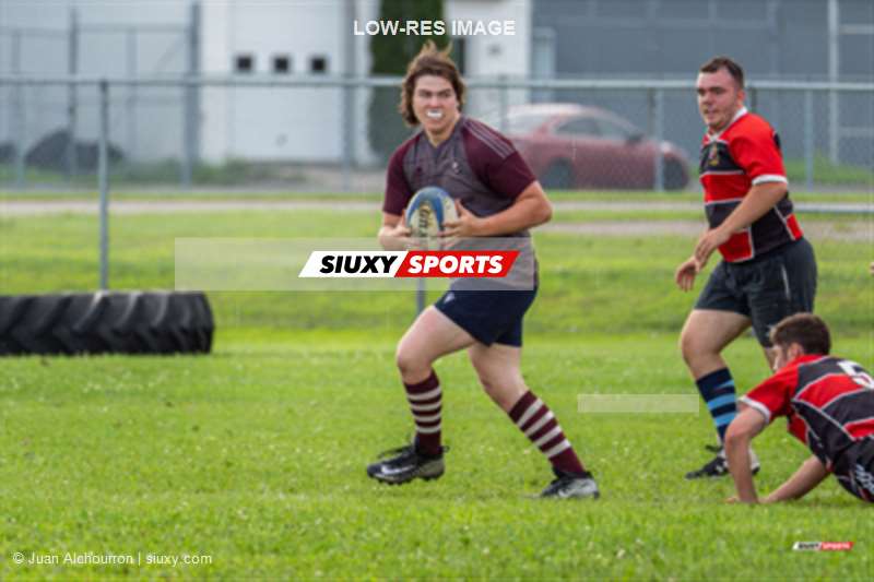  Lac St-Louis - Estrie - Rugby - Rugby Québec - Tournoi des Régions - Lac St-Louis (12) vs (17) Estrie - Finale U18M (#2023RQTRLSLEST15) Photo by: Juan Alchourron | Siuxy Sports 2023-07-16