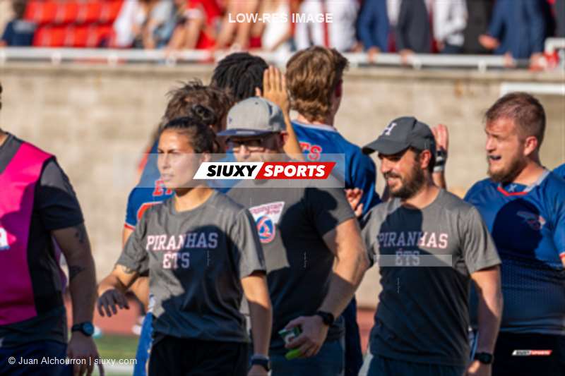  Université McGill - ÉTS (École de technologie supérieure) - Rugby - RSEQ 2023 RUGBY - McGill Redbirds (3) VS ETS PIRANHAS (20) (#RSEQ2023MCGETS09) Photo by: Juan Alchourron | Siuxy Sports 2023-09-16
