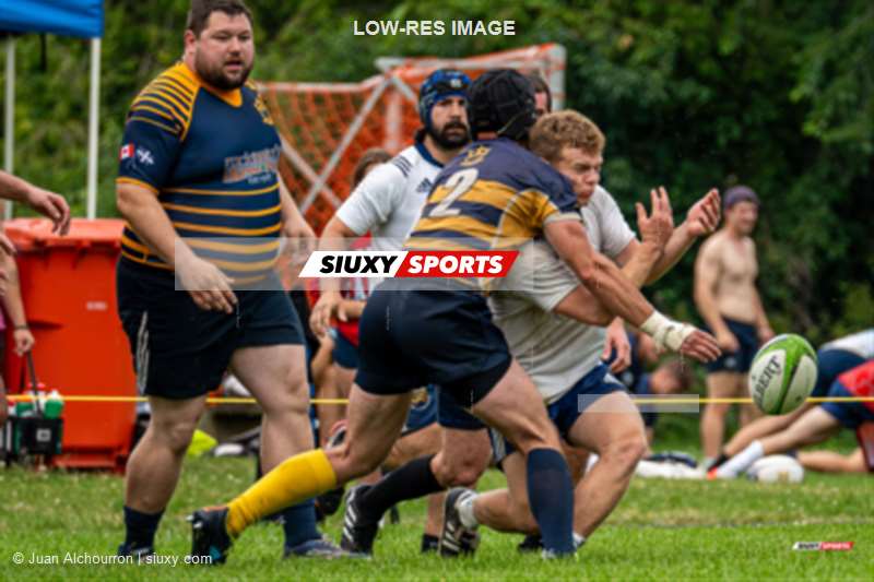  Sainte-Anne-de-Bellevue RFC - Town of Mount Royal RFC - Rugby - Rugby Québec (M2) - SABRFC (33) vs (13) Town of Mount Royal (#2023RQM2SABTMR06) Photo by: Juan Alchourron | Siuxy Sports 2023-06-24