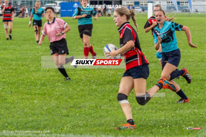  Sud-Ouest - Lac St-Louis - Rugby - Rugby Québec - Tournoi des Régions - Sud-Ouest (26) vs (17) Lac St-Louis - Finale U18F (#2023RQTRSOULSL14) Photo by: Juan Alchourron | Siuxy Sports 2023-07-16