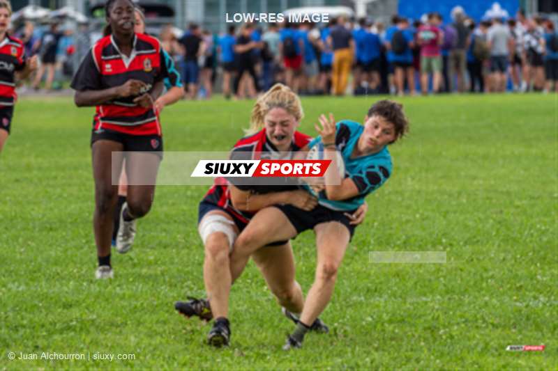 Sud-Ouest - Lac St-Louis - Rugby - Rugby Québec - Tournoi des Régions - Sud-Ouest (26) vs (17) Lac St-Louis - Finale U18F (#2023RQTRSOULSL14) Photo by: Juan Alchourron | Siuxy Sports 2023-07-16