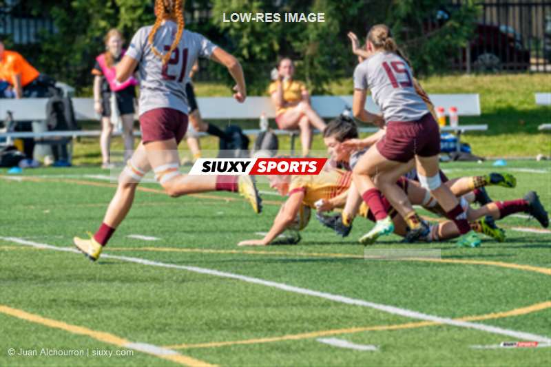  Université Concordia - Université Ottawa - Rugby - RSEQ 2023 RUGBY F - Concordia Stingers (10) VS (38) Ottawa Gee Gees (#RSEQ2023COOTT9FA) Photo by: Juan Alchourron | Siuxy Sports 2023-09-30