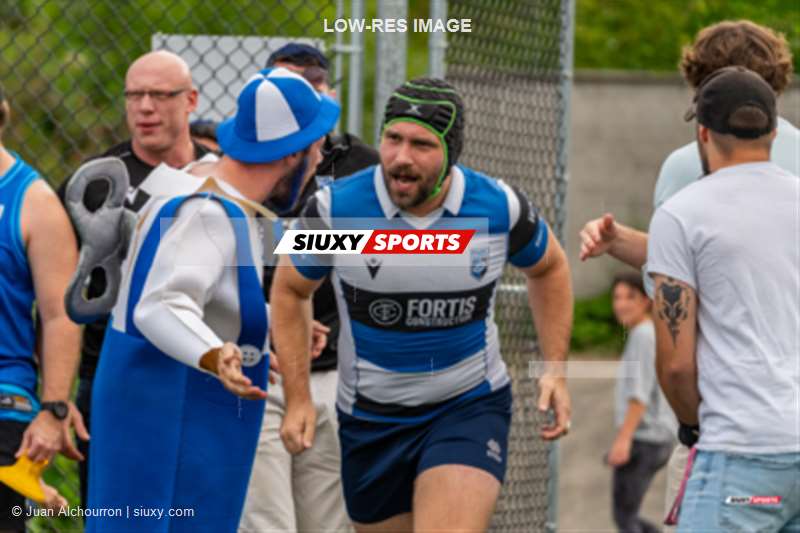 Alexis DESGAGNÉ HÉBERT -  Parc Olympique Rugby - Sainte-Anne-de-Bellevue RFC - Rugby - Rugby Québec - Parc Olympique (10) vs (10) SABRFC - Semi Finales M2 - 1er mi-temps (#2023RQM2POSA18) Photo by: Juan Alchourron | Siuxy Sports 2023-08-12