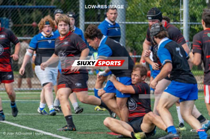 Israel FLEURY -  Parc Olympique Rugby - Club de Rugby de Québec - Rugby - Rugby Québec - Parc Olympique (28) vs (10) Club de Rugby de Québec (M1) - 1ère mi-temps (#2023RQM1PORQ17) Photo by: Juan Alchourron | Siuxy Sports 2023-07-22
