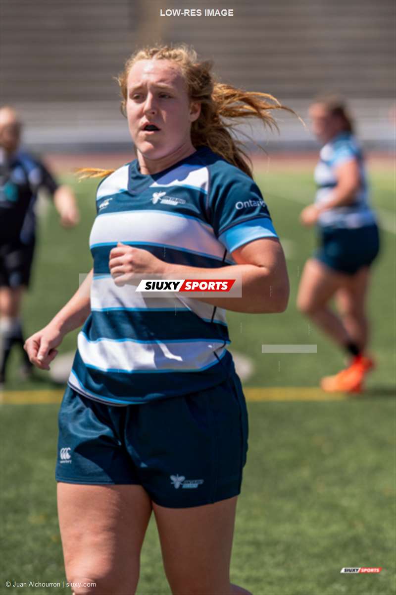  Équipe féminine - Rugby Québec - Ontario Blues (w) - Rugby - Éq.Fém.Sr.XV - Compétition Interprovinciale - Québec Est (23) vs (14) Ontario Est (#2023FemXVQUEeONTe05) Photo by: Juan Alchourron | Siuxy Sports 2023-05-22