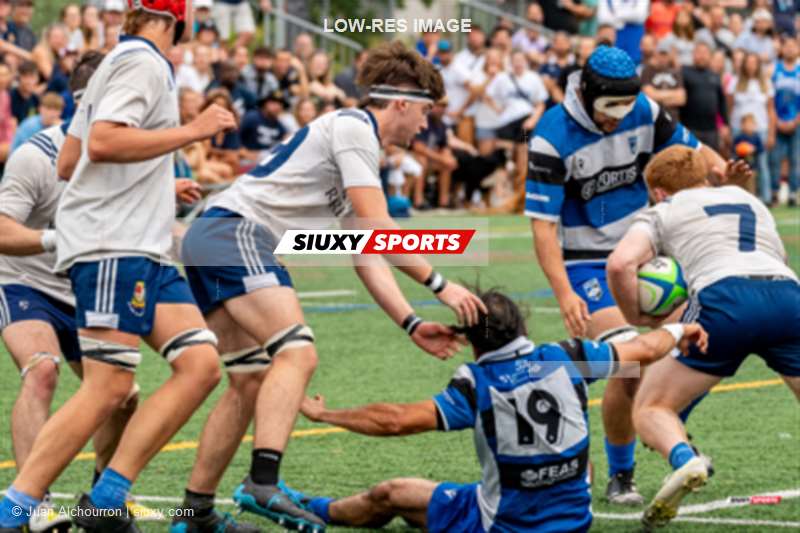  Parc Olympique Rugby - Sainte-Anne-de-Bellevue RFC - Rugby - Rugby Québec - Parc Olympique (10) vs (10) SABRFC - Semi Finales M2 - 1er mi-temps (#2023RQM2POSA18) Photo by: Juan Alchourron | Siuxy Sports 2023-08-12