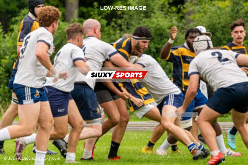  Sainte-Anne-de-Bellevue RFC - Town of Mount Royal RFC - Rugby - Rugby Québec (M1) - SABRFC (14) vs (24) Town of Mount Royal (#2023RQM1SABTMR06) Photo by: Juan Alchourron | Siuxy Sports 2023-06-24