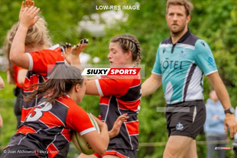 Madeleine MCTAVISH -  Beaconsfield Rugby Football Club - Sainte-Anne-de-Bellevue RFC - Rugby - RUGBY QC 2023 (W1) - Beaconsfield RFC (7) VS (38) SABRFC (#2023w1BRFCVSABVRC05) Photo by: Juan Alchourron | Siuxy Sports 2023-05-20