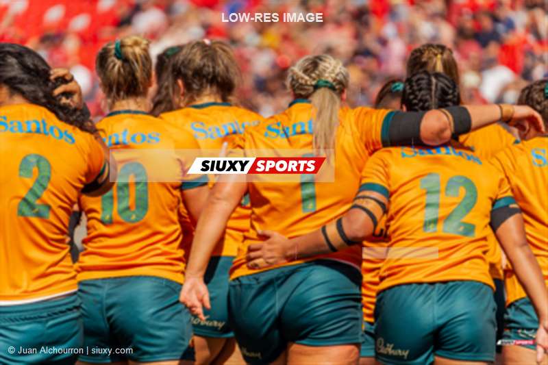  Australia national rugby union team (W) - USA Women’s Eagles - Rugby - World Rugby Pacific Four Series - Australia (58) vs (17) USA - First Half (#2023WRP4SAUSUSA1) Photo by: Juan Alchourron | Siuxy Sports 2023-07-08