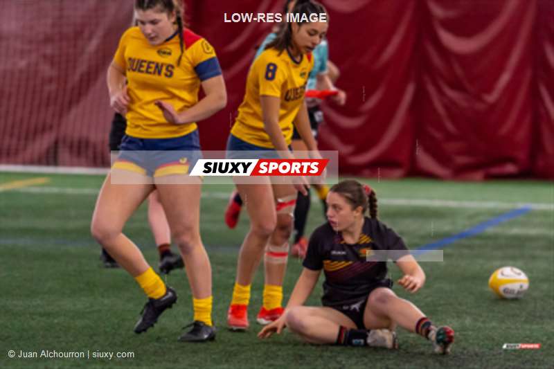  University of Guelph - Queen's University - Rugby - 2023 7s Nationals Concordia - U. Guelph (45) vs (0) Queen's U II (#2023N7UGvQU201) Photo by: Juan Alchourron | Siuxy Sports 2023-03-26