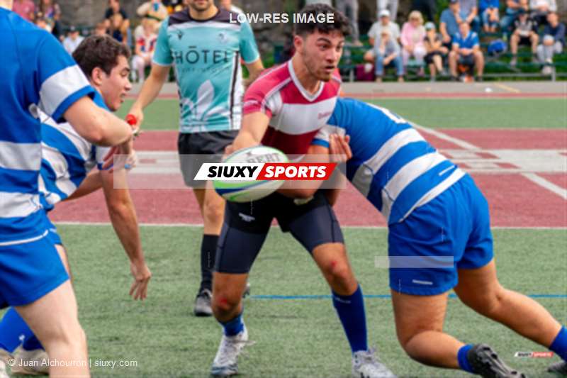  College Jean-de-Brébeuf - College Dawson - Rugby - RSEQ 2023 RUGBY - Dynamiques de Brébeuf (12) VS (18) Blues of Dawson (#RSEQ2023BREDAW09) Photo by: Juan Alchourron | Siuxy Sports 2023-09-23