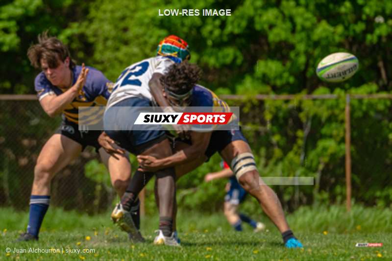  Town of Mount Royal RFC - Sainte-Anne-de-Bellevue RFC - Rugby - RUGBY QC 2023 (M)(Res) - TMR RFC (15) VS (31) SABRFC - Game (#2023TMRvSAB05M1) Photo by: Juan Alchourron | Siuxy Sports 2023-05-13