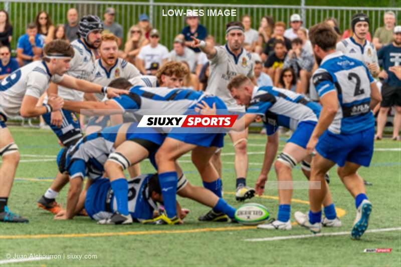 Thomas DAOUST -  Parc Olympique Rugby - Sainte-Anne-de-Bellevue RFC - Rugby - Rugby Québec - Parc Olympique (10) vs (10) SABRFC - Semi Finales M2 - 1er mi-temps (#2023RQM2POSA18) Photo by: Juan Alchourron | Siuxy Sports 2023-08-12