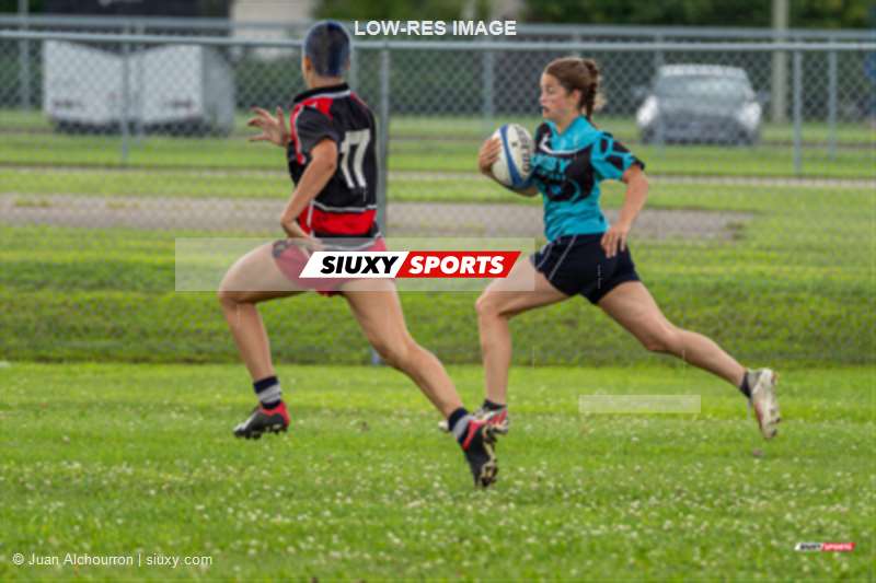  Sud-Ouest - Lac St-Louis - Rugby - Rugby Québec - Tournoi des Régions - Sud-Ouest (26) vs (17) Lac St-Louis - Finale U18F (#2023RQTRSOULSL14) Photo by: Juan Alchourron | Siuxy Sports 2023-07-16