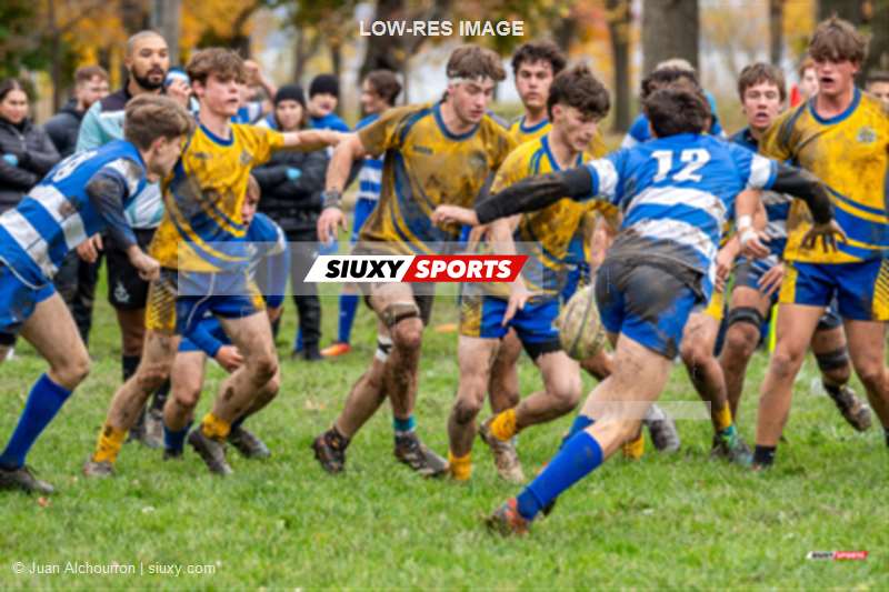  College Dawson - College John Abbott - Rugby - RSEQ - 2023 RUGBY M - DAWSON (0) VS (30) JOHN ABBOTT (#RSEQRMDAWCJA10) Photo by: Juan Alchourron | Siuxy Sports 2023-10-29