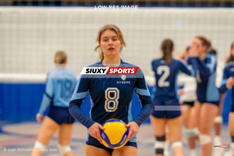 Laura CÔTÉ-COLLIN - Ariane PELOSSE -  Université du Québec à Montréal - Université de Sherbrooke - Volleyball - RSEQ - 2023 VOLLEY F - UQAM (3) VS (1) UNIVERSITÉ DE SHERBROOKE - 4 SET (#RSEQ2023UQAMvUSH06) Photo by: Juan Alchourron | Siuxy Sports 2023-02-24