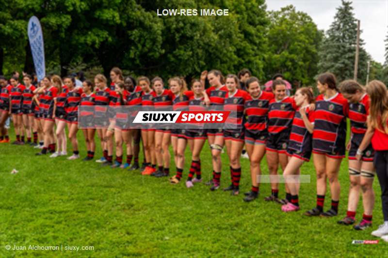 Sutton BRANIGAN - Siana MARQUIS-BILQUARD -  Sainte-Anne-de-Bellevue RFC - Beaconsfield Rugby Football Club - Rugby - Rugby Québec Finales SL Rés F Séniors 2023 SAB QC- SABRF II 10 vs 24 BRFC II (#RQF2023SLRSF) Photo by: Juan Alchourron | Siuxy Sports 2023-08-19