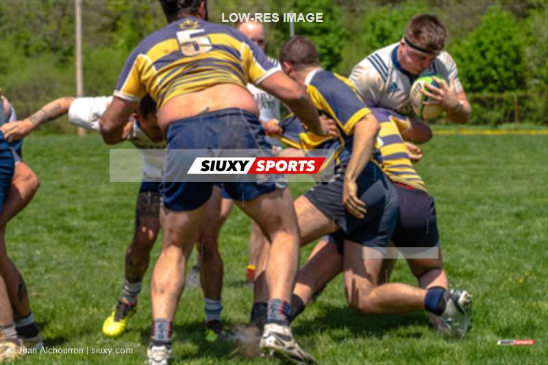  Town of Mount Royal RFC - Sainte-Anne-de-Bellevue RFC - Rugby - RUGBY QC 2023 (M)(Res) - TMR RFC (15) VS (31) SABRFC - Game (#2023TMRvSAB05M1) Photo by: Juan Alchourron | Siuxy Sports 2023-05-13