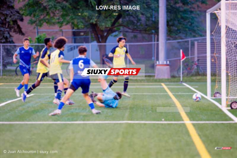  CS Lasalle - CS Longueuil - Soccer - Coupe du Québec (U15M) - LaSalle (0) vs (2) CS Longueuil (#CQ2023LSvCSL) Photo by: Juan Alchourron | Siuxy Sports 2023-07-04