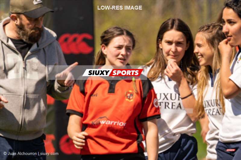 Emilie DARRIGADE - Peyton STOCK -  Beaconsfield Rugby Football Club - Sainte-Anne-de-Bellevue RFC - Rugby - BRFC vs SABVRC (Fem) 2022 - Reel Before and After game ! (#BRFCvSABVRC2022RBA) Photo by: Juan Alchourron | Siuxy Sports 2022-05-07