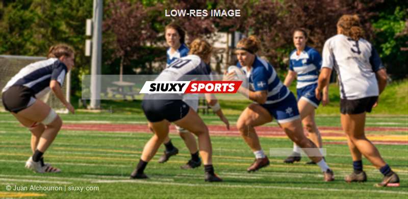 Emilie P. BELANGER - Isabelle CRONIER -  Équipe féminine - Rugby Québec - Ontario Blues (w) - Rugby - RUGBY QUÉBEC (96) VS (0) ONTARIO BLUES - RUGBY FÉMININ XV SR - Reel A3 (#RugbyFemQCvON2022ReelA3) Photo by: Juan Alchourron | Siuxy Sports 2022-07-02