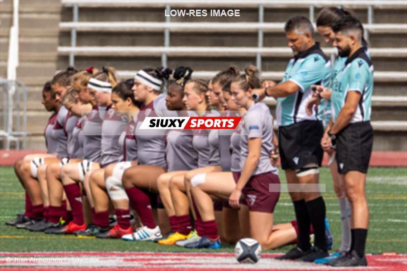 Andrei MOISA - Alec MONTEALEGRE - Alexandra OLSHEFSKY -  Université McGill - Université Ottawa - Rugby - RSEQ RUGBY Fem - McGill (0) VS (82) Ottawa - REEL A (#RSEQRugbyFMCGvOTT2022RA) Photo by: Juan Alchourron | Siuxy Sports 2022-09-17