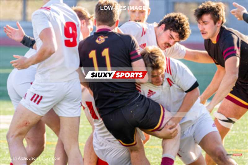 Cameron POUW - Jean-Christophe VINETTE -  Université McGill - Université Concordia - Rugby -  (#McGillvsConcordiaFinalsM) Photo by: Juan Alchourron | Siuxy Sports 2021-11-06