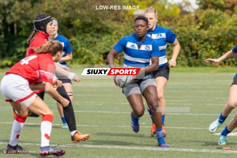 Tatiana JOSEPH -  Université de Montréal - Université McGill - Rugby - RSEQ Rugby Fem - U. de Montréal (70) vs (3) McGill - Reel A1 - 1er mi-temps (#RSEQRugFUMvMCG2022RA1) Photo by: Juan Alchourron | Siuxy Sports 2022-10-01