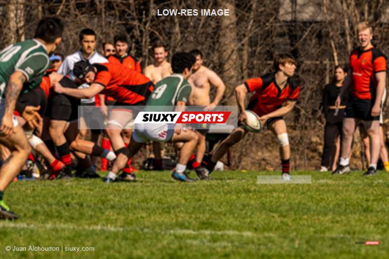 Shahan DJAVADI - Harry MARSH -  Beaconsfield Rugby Football Club - Montreal Irish RFC - Rugby - Beaconsfield RFC vs Mtl Irish RFC (M) Reel 3/4 (#BRFCvsMIRFCr3of4M) Photo by: Juan Alchourron | Siuxy Sports 2022-04-30