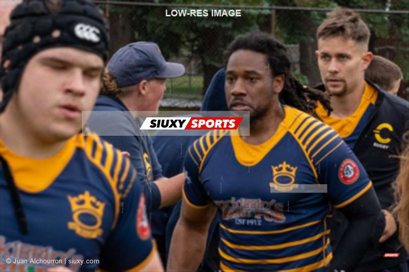 Stanislas BLAZKOWSKI - Aaron BUTLER - Victor DION -  Town of Mount Royal RFC - Beaconsfield Rugby Football Club - Rugby - TMR (29) vs (0) BRFC - Reel B - M1 (#TMRBEACOm12022RB) Photo by: Juan Alchourron | Siuxy Sports 2022-06-18