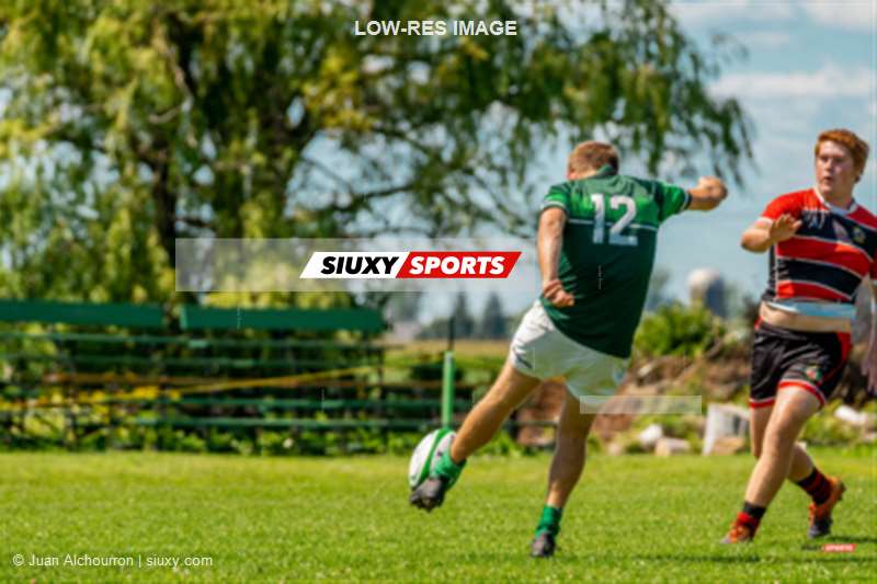 Faustin FARISON - Tye WALLACE -  Montreal Irish RFC - Beaconsfield Rugby Football Club - Rugby - Montreal Irish (6) vs (10) Beaconsfield - M2 - Reel A1 - 1st half (#MIRFCvBRFC2022M2RA1) Photo by: Juan Alchourron | Siuxy Sports 2022-08-13