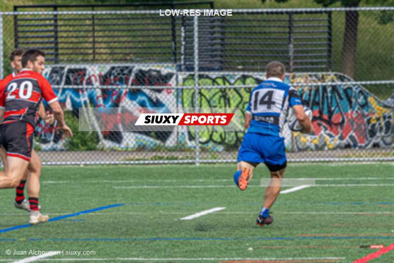 Keven BELOUIN -  Parc Olympique Rugby - Beaconsfield Rugby Football Club - Rugby - PARC OLYMPIQUE (22) VS (24) BEACONSFIELD RFC - M1 - REEL A2 (#PARCOvBEACO2022M1ReelA2) Photo by: Juan Alchourron | Siuxy Sports 2022-07-23