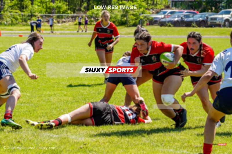 Victoria ANTONIADIS - Nat POLYAK -  Sainte-Anne-de-Bellevue RFC - Beaconsfield Rugby Football Club - Rugby - SABRFC II (26) vs. (31) Beaconsfield RFC - Prov 1F (#SABvBeacPr1F2022ReelA) Photo by: Juan Alchourron | Siuxy Sports 2022-06-11