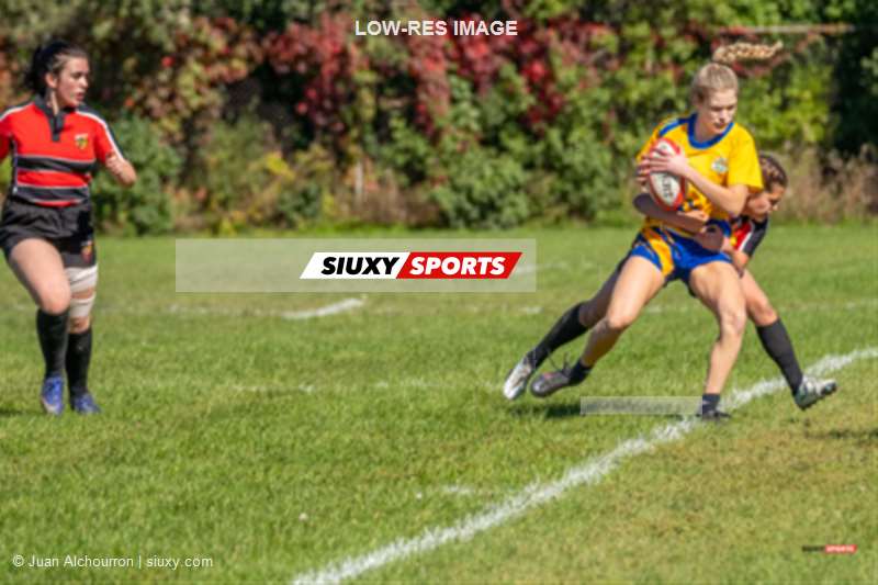  Cégep Vanier - College John Abbott - Rugby - RSEQ Rugby Fem - Vanier (0) vs (95) John Abbott (#RSEQRgbFVANvJAC2022ReelA) Photo by: Juan Alchourron | Siuxy Sports 2022-10-02