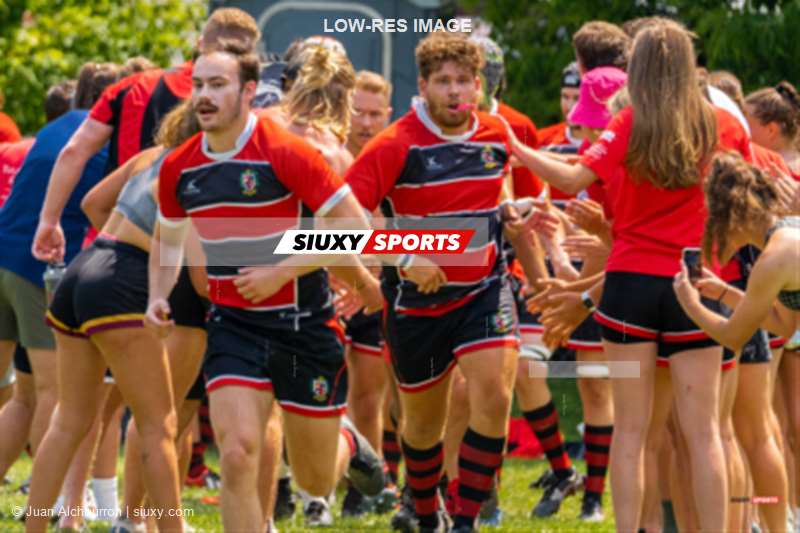 Will BRAULT - Peter DEMERS - Ryan MACDONALD -  Beaconsfield Rugby Football Club - Town of Mount Royal RFC - Rugby - Beaconsfield vs TMR - M2 - Reel B - Pre & Post Match (#BRFCvTMR2022M2reelB) Photo by: Juan Alchourron | Siuxy Sports 2022-07-16