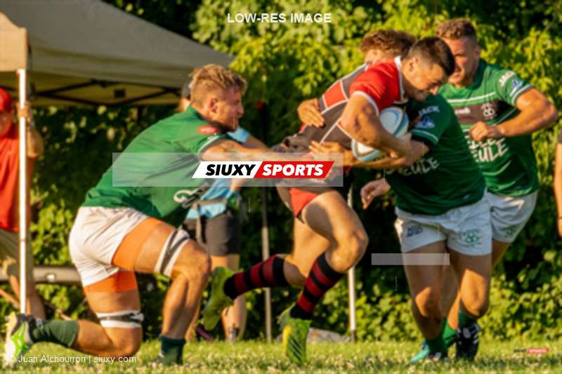 Marshall MATHER - Gabriel PEDNEAULT -  Beaconsfield Rugby Football Club - Montreal Irish RFC - Rugby - Beaconsfield vs Mtl Irish - 2022 - 1st half - Reel A1 (#BRFCvsMIRFC2022RA1) Photo by: Juan Alchourron | Siuxy Sports 2022-08-05