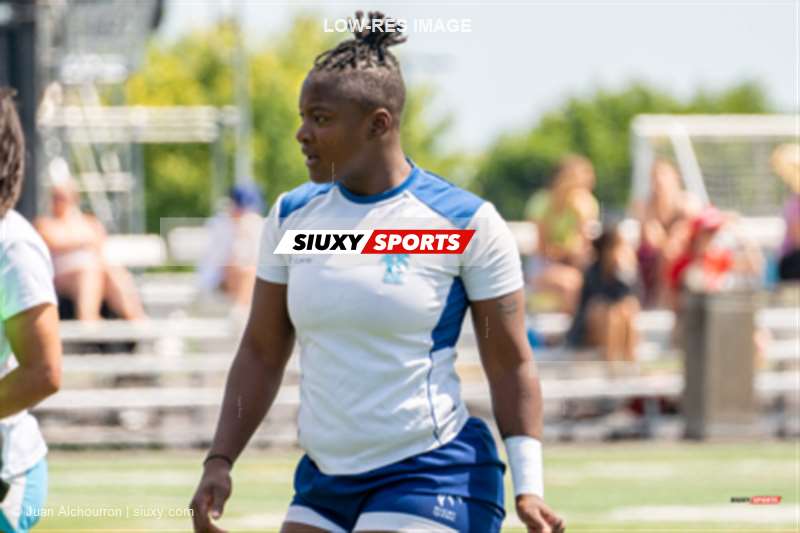 Ngalula FUAMBA -  Équipe féminine - Rugby Québec -  - Rugby - RUGBY QUÉBEC VS ONTARIO BLUES - RUGBY FÉMININ XV SR - ReelB1 - Pre-match Québec (#RugbyFemQCvON2022ReelB1) Photo by: Juan Alchourron | Siuxy Sports 2022-07-02